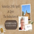 Induction service for Kathryn Kane