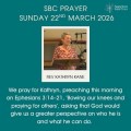 SBC PRAYER 